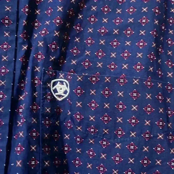 MENS ARIAT TANKSON CLSSC LS SHRT MULTI - Picture 6 of 8